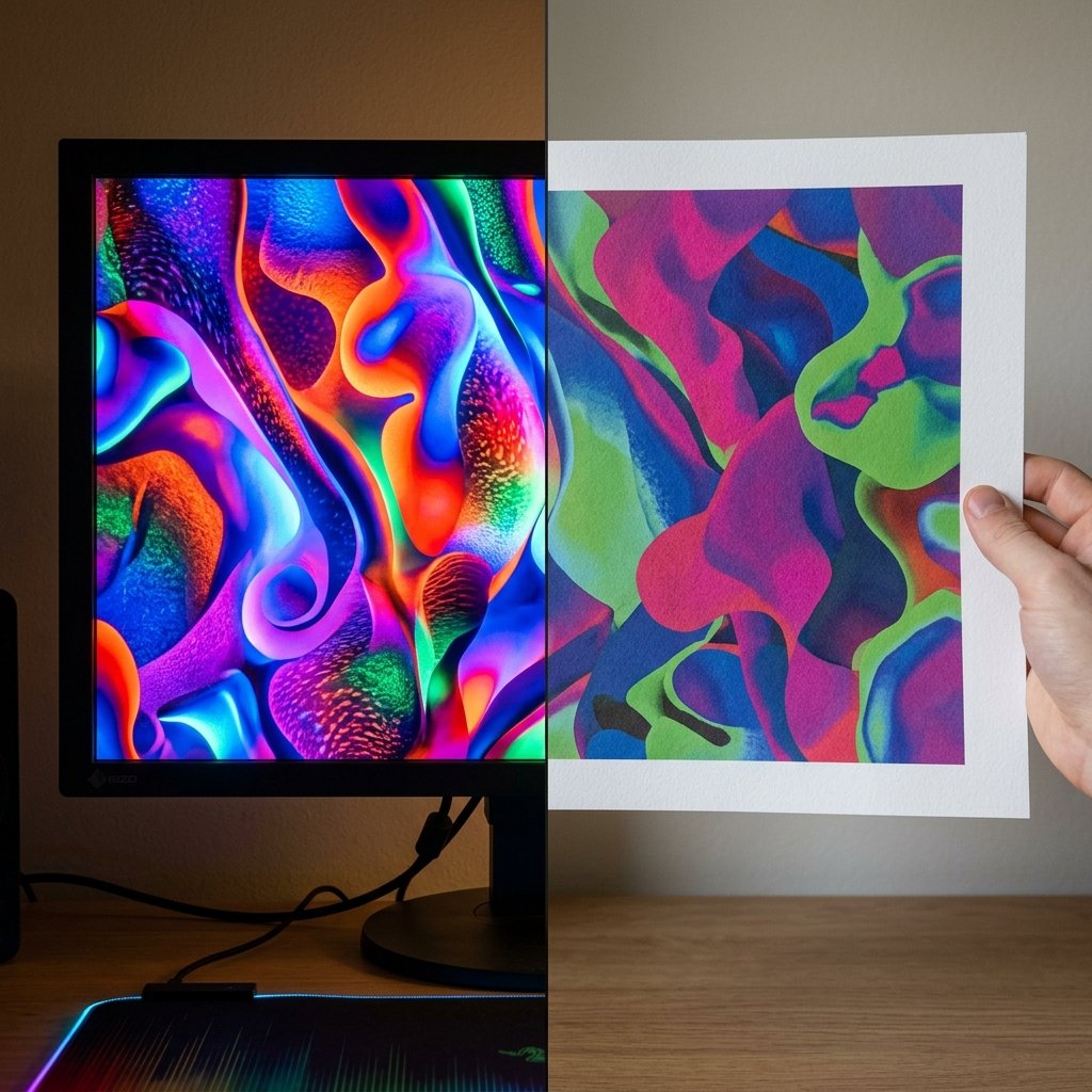 Diferença entre CMYK e RGB: Por que minha impressão saiu escura?