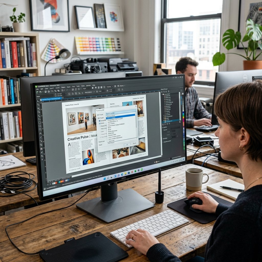 Como configurar o fechamento de arquivos em PDF/X-1a no CorelDRAW